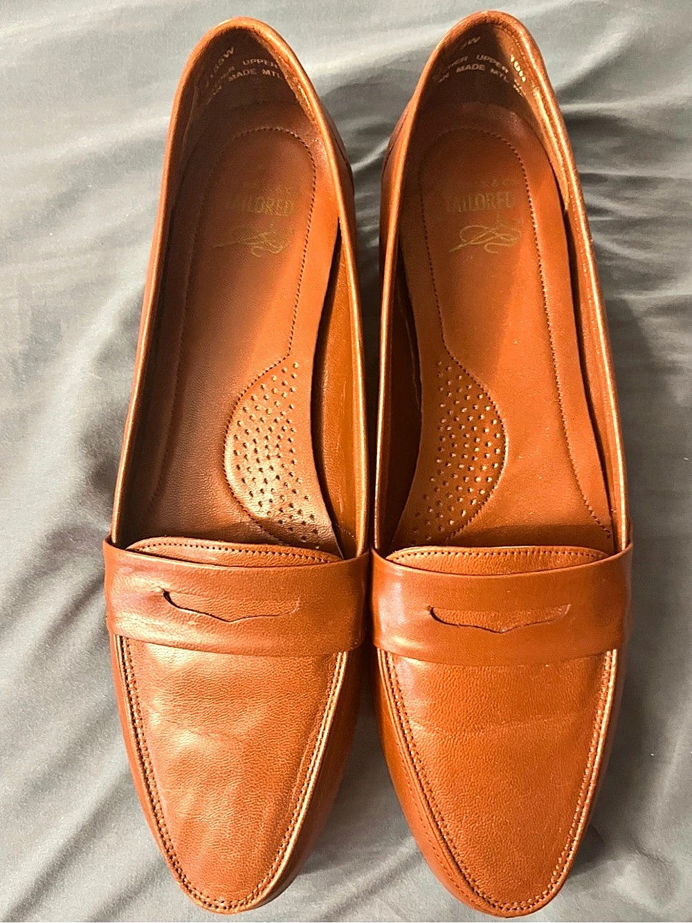 Bass Valerie Leather Loafers Brown US 10 N NWT